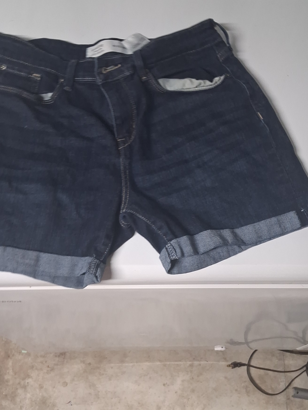 Levis Strausse Denim Cuffed Shorts